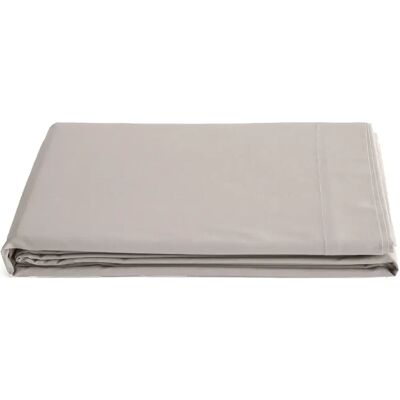 Linnea drap plat percale Manoir - Gris - Publicité Linnea drap plat percale Manoir - Gris - Publicité