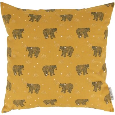 Linnea Collection Baloo Or - 45x45 cm - Marron - Publicité Linnea Collection Baloo Or - 45x45 cm - Marron - Publicité