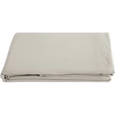 Linnea drap plat coton lavé Palace - Beige - Publicité Linnea drap plat coton lavé Palace - Beige - Publicité