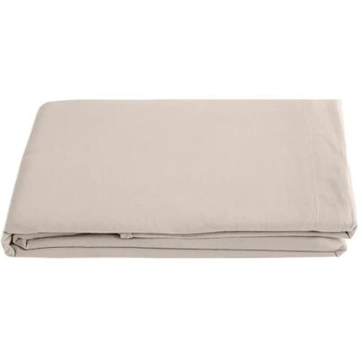 Linnea Drap plat lin-coton Opéra - Beige - Publicité Linnea Drap plat lin-coton Opéra - Beige - Publicité