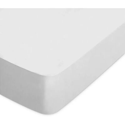 LinneA drap-housse coton Alto 140x200 - Calcium - Publicité LinneA drap-housse coton Alto 140x200 - Calcium - Publicité