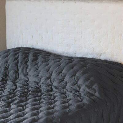 Linnea couvre-lit Celeste microfibre - noir - Publicité Linnea couvre-lit Celeste microfibre - noir - Publicité