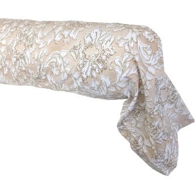 LinneA taie de traversin percale Palazzo - Beige - Publicité LinneA taie de traversin percale Palazzo - Beige - Publicité