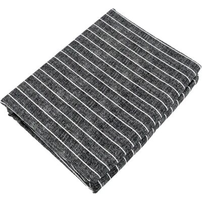 Linnea drap plat mousseline de coton Lana - Noir - Publicité Linnea drap plat mousseline de coton Lana - Noir - Publicité