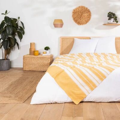Couverture jacquard ABBY - 220x240cm - Publicité Couverture jacquard ABBY - 220x240cm - Publicité