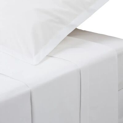 ATMOSPHERA Drap Plat 1 Personne Percale 180x290cm Blanc - Publicité ATMOSPHERA Drap Plat 1 Personne Percale 180x290cm Blanc - Publicité