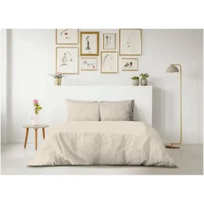Housse nordique Lovely Home beige crème - 240x260 cm - Coton - Publicité Housse nordique Lovely Home beige crème - 240x260 cm - Coton - Publicité