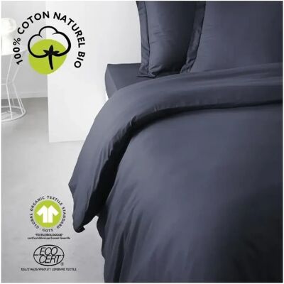 TODAY - Organic Navy 220x240 - Navy - Bedding set - Publicité TODAY - Organic Navy 220x240 - Navy - Bedding set - Publicité