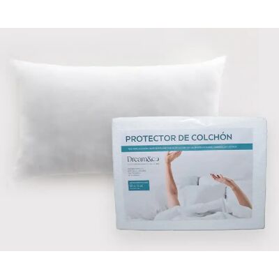 Dream&Co Pack Oreiller Fibre Creuse 2x70-75 + Protège-matelas Coton 135, Ajustable 190/200 - Publicité Dream&Co Pack Oreiller Fibre Creuse 2x70-75 + Protège-matelas Coton 135, Ajustable 190/200 - Publicité