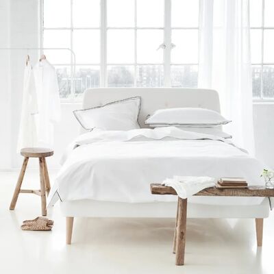 DESIGNERS GUILD Housse de couette en Percale de coton - 240 x 220 cm - Naturel - Publicité DESIGNERS GUILD Housse de couette en Percale de coton - 240 x 220 cm - Naturel - Publicité