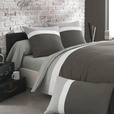 Origin Housse de couette en Coton - 260 x 240 cm - Gris zinc - Publicité Origin Housse de couette en Coton - 260 x 240 cm - Gris zinc - Publicité