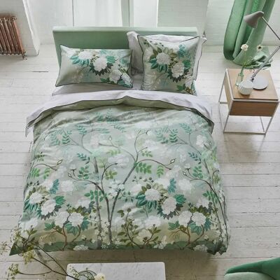 DESIGNERS GUILD Housse de couette en Satin de coton - 260 x 240 cm - Vert Céladon - Publicité DESIGNERS GUILD Housse de couette en Satin de coton - 260 x 240 cm - Vert Céladon - Publicité