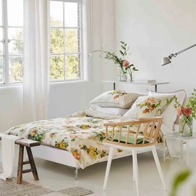DESIGNERS GUILD Housse de couette en Satin de coton - 200 x 200 cm - Beige clair - Publicité DESIGNERS GUILD Housse de couette en Satin de coton - 200 x 200 cm - Beige clair - Publicité