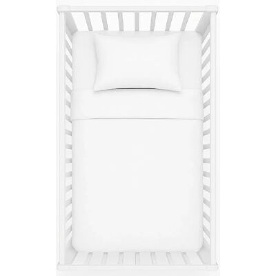 Mortreux 13036 Blanc 80x120 Percale coton Bébé Duvet - Publicité Mortreux 13036 Blanc 80x120 Percale coton Bébé Duvet - Publicité