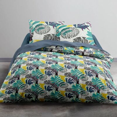 Home Collection Parure housse de couette 240x220cm 100%coton 57fils ingraa - Publicité Home Collection Parure housse de couette 240x220cm 100%coton 57fils ingraa - Publicité