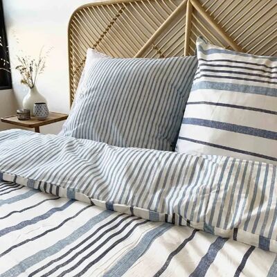 Home Collection Parure housse de couette 100% coton lyocell 57fils calanque - Publicité Home Collection Parure housse de couette 100% coton lyocell 57fils calanque - Publicité