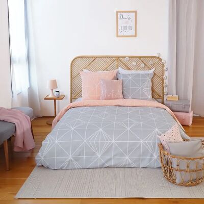 Home Collection Parure housse de couette 3pcs 240x220cm 100% coton 57 fils shyne - Publicité Home Collection Parure housse de couette 3pcs 240x220cm 100% coton 57 fils shyne - Publicité