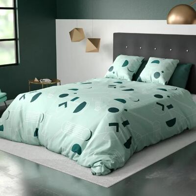 Les Ateliers du Linge Parure housse de couette 100% microfibre 60 gsm -hawak - Publicité Les Ateliers du Linge Parure housse de couette 100% microfibre 60 gsm -hawak - Publicité