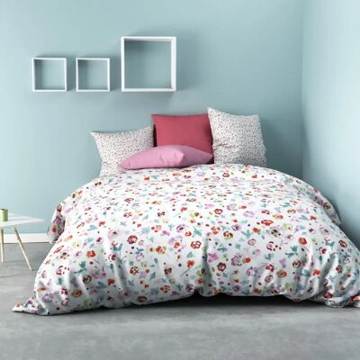 Les Ateliers du Linge Parure housse de couette 100% microfibre liberty - Publicité Les Ateliers du Linge Parure housse de couette 100% microfibre liberty - Publicité
