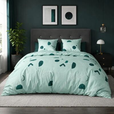 Les Ateliers du Linge Parure housse de couette 100% microfibre 60 gsm -hawak - Publicité Les Ateliers du Linge Parure housse de couette 100% microfibre 60 gsm -hawak - Publicité