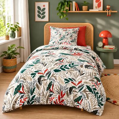 Les Ateliers du Linge Parure de couette 100%polyester 60gsm-luziola - Publicité Les Ateliers du Linge Parure de couette 100%polyester 60gsm-luziola - Publicité