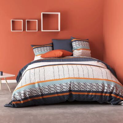 Les Ateliers du Linge Parure housse de couette 100%polyester gospy - Publicité Les Ateliers du Linge Parure housse de couette 100%polyester gospy - Publicité