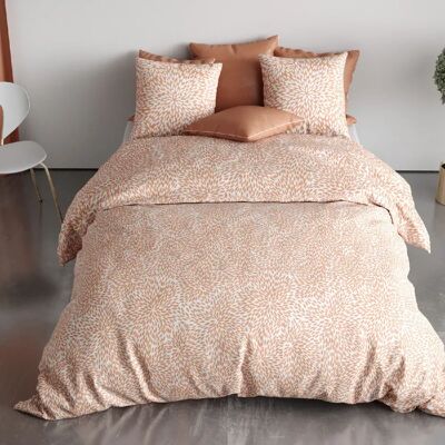 Les Ateliers du Linge Parure housse de couette 100%polyester 60gsm, lantana - Publicité Les Ateliers du Linge Parure housse de couette 100%polyester 60gsm, lantana - Publicité