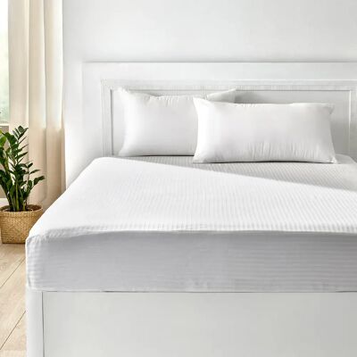 PIKOLIN Protège-matelas - 100% Coutil de coton - Anti-rétrécissement - Hypoallergénique - Lit 180cm - Publicité PIKOLIN Protège-matelas - 100% Coutil de coton - Anti-rétrécissement - Hypoallergénique - Lit 180cm - Publicité