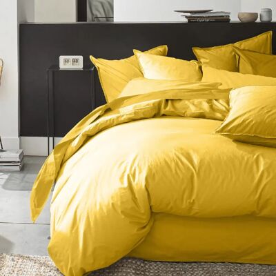 Bâton Rouge Housse de couette 100% percale de coton lavé 80fils/cm2 - Publicité Bâton Rouge Housse de couette 100% percale de coton lavé 80fils/cm2 - Publicité