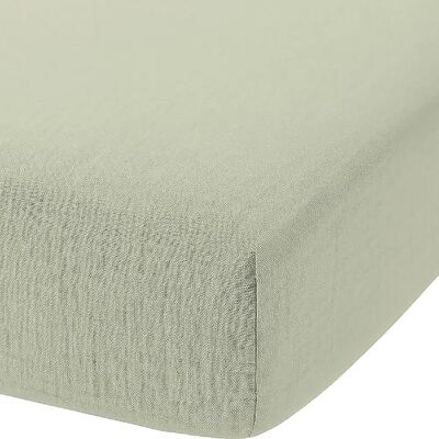 Home Collection Drap housse 100% gaze de coton - Publicité Home Collection Drap housse 100% gaze de coton - Publicité