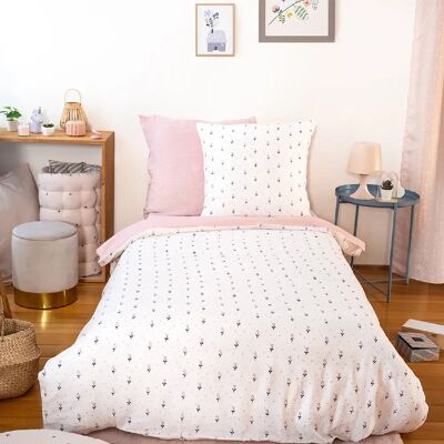 Home Collection Parure housse de couette 2pcs 140x200cm 100%gaze de coton 57fils liberty - Publicité Home Collection Parure housse de couette 2pcs 140x200cm 100%gaze de coton 57fils liberty - Publicité