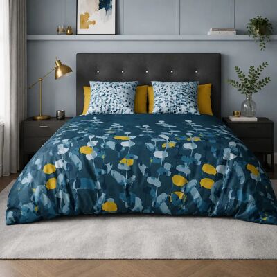 Les Ateliers du Linge Parure housse de couette 100% coton 47 fils/cm2-lunaria - Publicité Les Ateliers du Linge Parure housse de couette 100% coton 47 fils/cm2-lunaria - Publicité