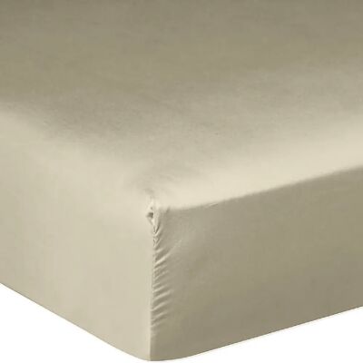 Bâton Rouge Drap housse 100% satin de coton 105 fils - Publicité Bâton Rouge Drap housse 100% satin de coton 105 fils - Publicité
