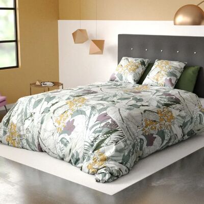Les Ateliers du Linge Parure de couette 100%coton bio 57fils/cm2-zelia - Publicité Les Ateliers du Linge Parure de couette 100%coton bio 57fils/cm2-zelia - Publicité