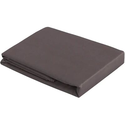 BLANC AVENUE Drap plat satin de coton anthracite - Publicité BLANC AVENUE Drap plat satin de coton anthracite - Publicité