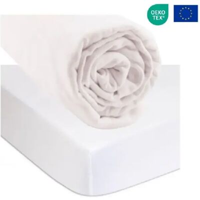 EASY DORT Drap housse 160x200 cm Bio Ecru + Alèse Bio - Publicité EASY DORT Drap housse 160x200 cm Bio Ecru + Alèse Bio - Publicité