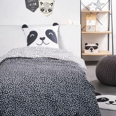 Funny Panda - Jeu de housse 140x200 - 100% coton - Publicité Funny Panda - Jeu de housse 140x200 - 100% coton - Publicité