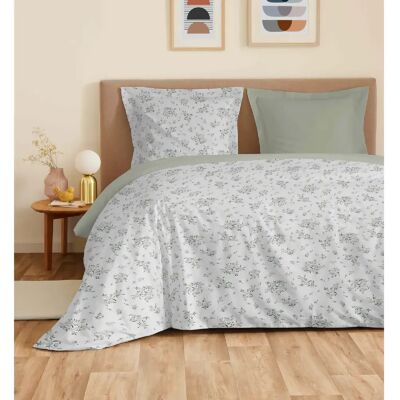 Coton Pur Parure de draps 4 pièces "Vanessa" pour lit 160 x 200 cm "Grande largeur" Louise Romarin - Publicité Coton Pur Parure de draps 4 pièces "Vanessa" pour lit 160 x 200 cm "Grande largeur" Louise Romarin - Publicité