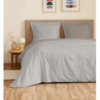 Coton Pur Parure de draps 4 pièces "Vanessa" pour lit 140 x 190 cm Gabrielle Naturel - Publicité Coton Pur Parure de draps 4 pièces "Vanessa" pour lit 140 x 190 cm Gabrielle Naturel - Publicité