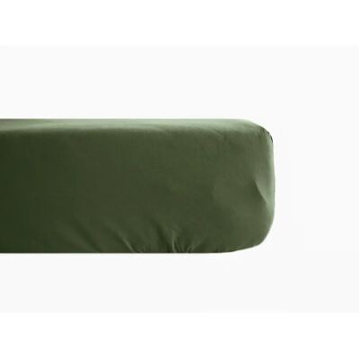 Vent du Sud Drap housse percale pur coton peigné longues fibres 80 fils/cm² avec bonnet de 35 cm Vent d - Publicité Vent du Sud Drap housse percale pur coton peigné longues fibres 80 fils/cm² avec bonnet de 35 cm Vent d - Publicité