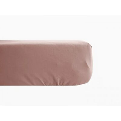 Vent du Sud Drap housse percale pur coton peigné longues fibres 80 fils/cm² avec bonnet de 35 cm Vent d - Publicité Vent du Sud Drap housse percale pur coton peigné longues fibres 80 fils/cm² avec bonnet de 35 cm Vent d - Publicité
