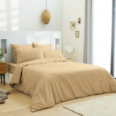 UNIVERS DECOR Taupe 260x240cm Coton King Size Housse de couette - Publicité UNIVERS DECOR Taupe 260x240cm Coton King Size Housse de couette - Publicité