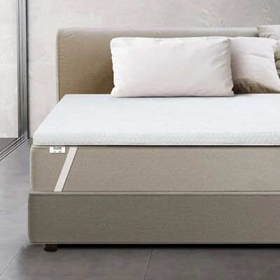 The White Stone - Surmatelas 180 x 290 en Mousse à Mémoire - Protège Matelas - Publicité The White Stone - Surmatelas 180 x 290 en Mousse à Mémoire - Protège Matelas - Publicité