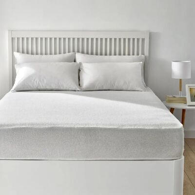 PIKOLIN Protège-matelas - Dermoprotecteur à l'Aloe Vera - Jupe sur 5 faces - Lit 135cm - Publicité PIKOLIN Protège-matelas - Dermoprotecteur à l'Aloe Vera - Jupe sur 5 faces - Lit 135cm - Publicité