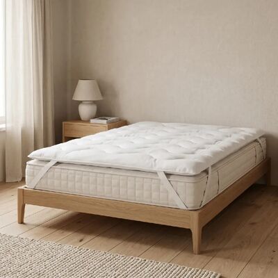 PIKOLIN HOME Surmatelas 3cm Fibre 150x190 - Publicité PIKOLIN HOME Surmatelas 3cm Fibre 150x190 - Publicité