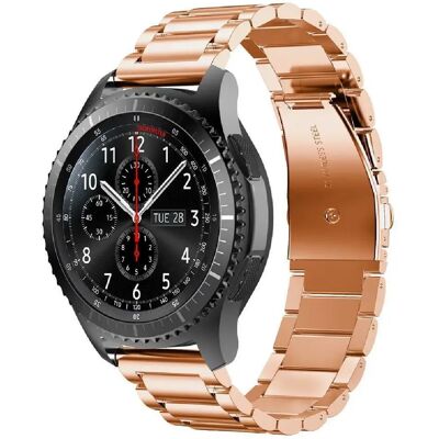 Bracelet en acier inoxydable Cadorabo - Compatible avec Samsung, Huawei, Nokia, LG - 42mm / S2 Classic / Sport - Publicité Bracelet en acier inoxydable Cadorabo - Compatible avec Samsung, Huawei, Nokia, LG - 42mm / S2 Classic / Sport - Publicité