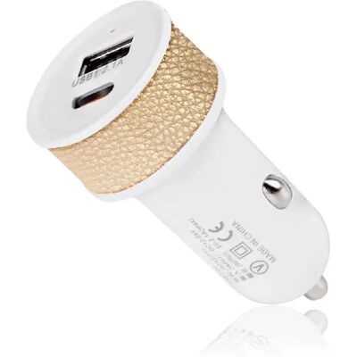 Visiodirect Allume-cigare Chargeur double - Blanc - Publicité Visiodirect Allume-cigare Chargeur double - Blanc - Publicité