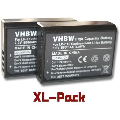 VHBW - LP-E10 - 800mAh - 7.2V - Batterie - Publicité VHBW - LP-E10 - 800mAh - 7.2V - Batterie - Publicité
