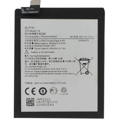 Clappio Batterie pour Oneplus 8 - 4320mAh Remplacement BLP761 - Noir - Publicité Clappio Batterie pour Oneplus 8 - 4320mAh Remplacement BLP761 - Noir - Publicité