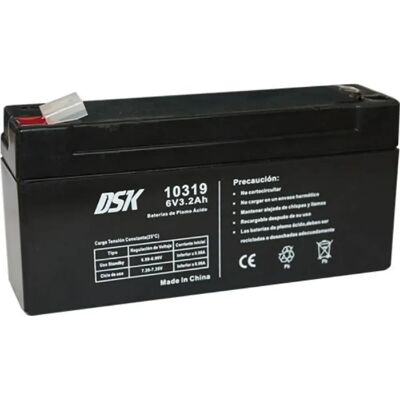 Batterie Dsk 6V 7Ah - Rechargeable, Technologie Gel, Étanche - Batterie - Publicité Batterie Dsk 6V 7Ah - Rechargeable, Technologie Gel, Étanche - Batterie - Publicité